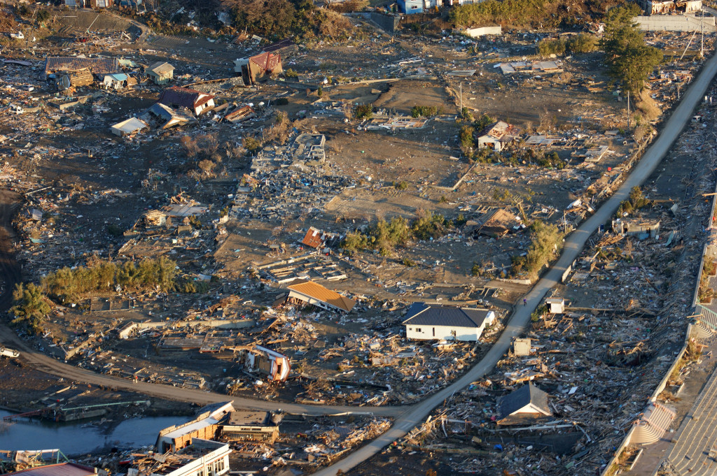 catastrophic tsunami that hit Japan